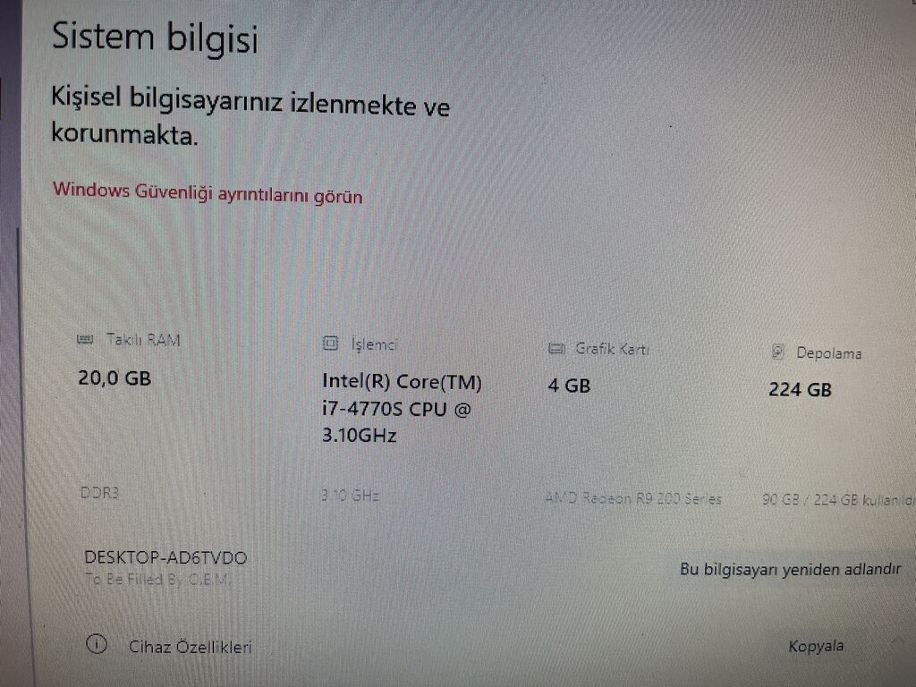 Salam maus klavye maus ped herşey verilir və karofkasna qeder var — Masaüstü kompüterlər, Lənkəran (5)