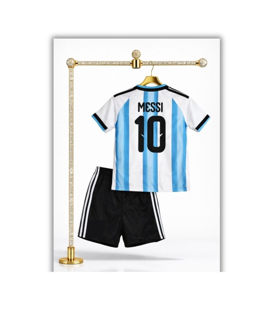 İdman kostyumu Argentina Messi 10, elastan/poliester, rəngbərəng, ölçü 2-3 yaş — Mallar, Bakı (2)