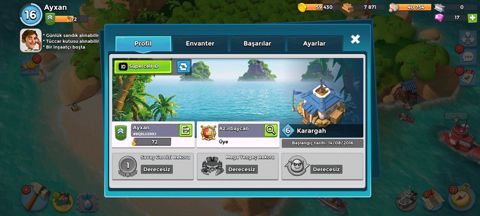 Boom Beach hesab — Gəncə