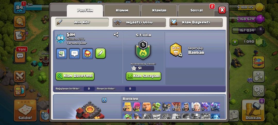 COC BB10 Hesab Clash OF Clans — Mallar, Gəncə
