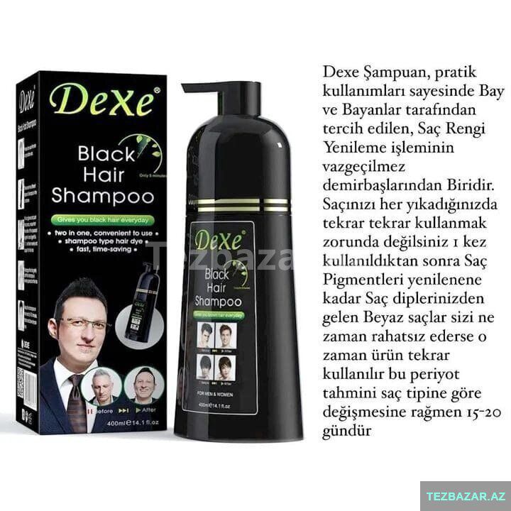 Dexe saç qaraldan şampun — Gözəllik və səhiyyə, Bakı