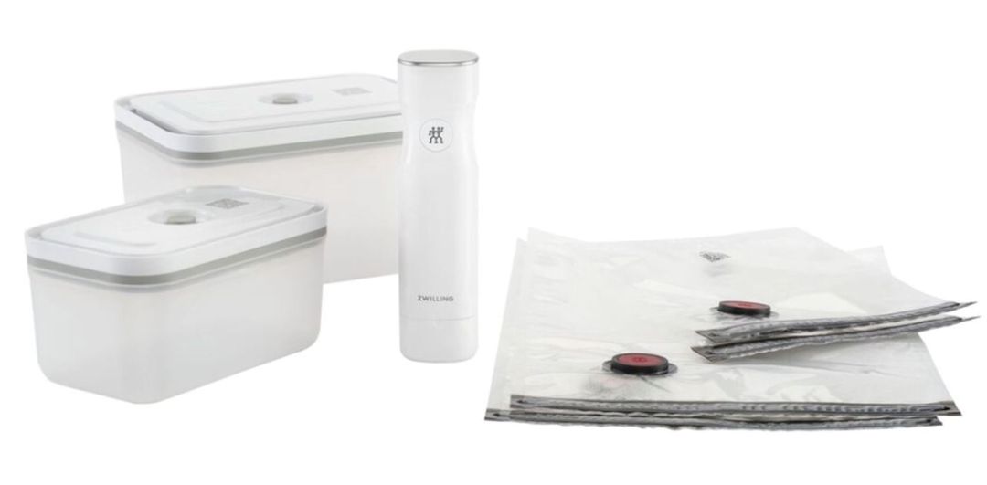 Vakuum dəsti Zwilling Fresh & Save 368070070, plastik, ağ, 7 parça — Mallar, Bakı