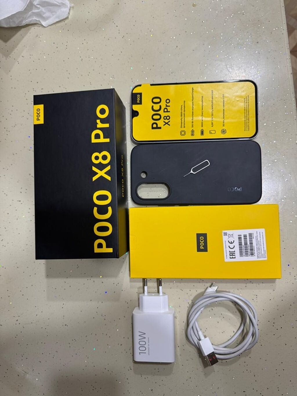 Poco X8 Pro, 512 GB, rəng - Ağ, Barmaq izi — Xiaomi, Bakı (6)