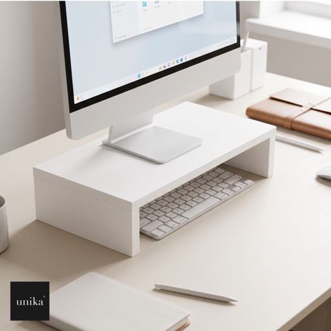 Monitor altlığı 7090, Ldsp, ağ, 45x25x12 sm — Bakı