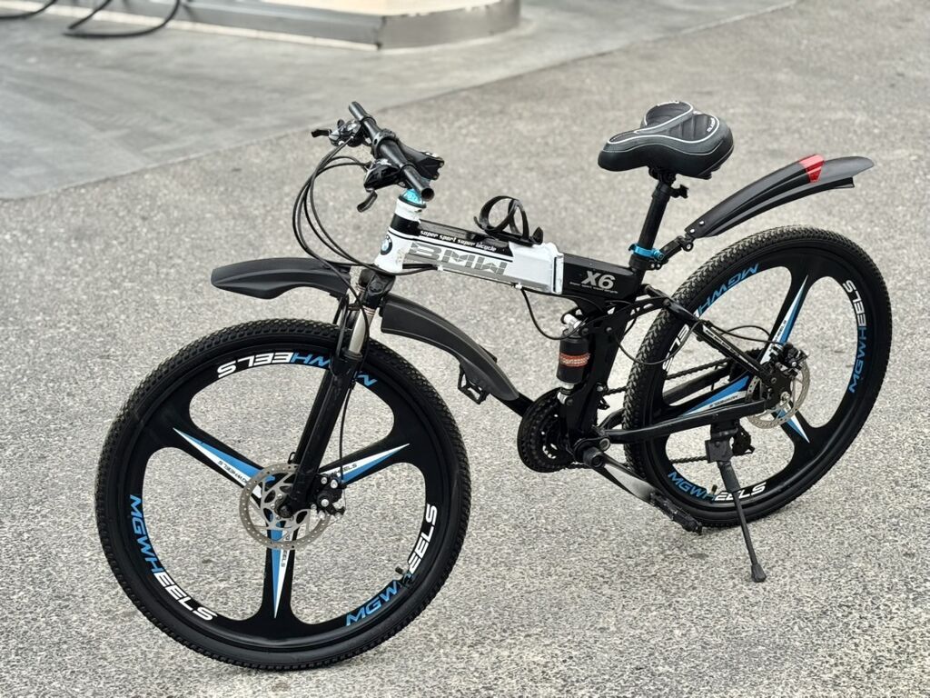 Velosiped BMW 26 Lıq Skorsnoy. Ela veziyyetdedir.Heç bir problemi — Yol velosipedləri, Sumqayıt (8)
