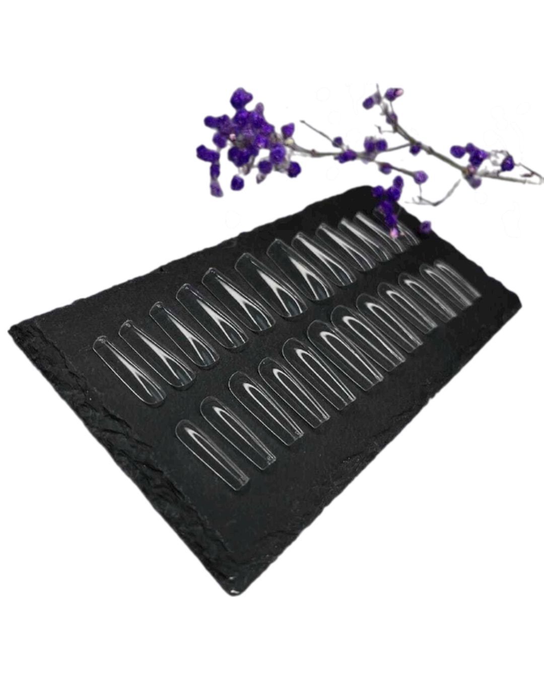 Gel tipsi dırnaqlar üçün NailArt-01, kvadrat, şəffaf, 240 əd — Mallar, Bakı