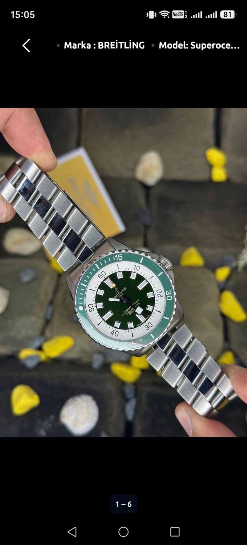 Yeni, Qol saatı, Breitling, rəng - Qara — Qol saatları, Bakı (4)