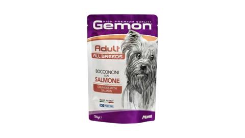 Nəm yem itlər üçün Gemon Pouch Adult, qızılbalıq ilə, 100 q — Bakı