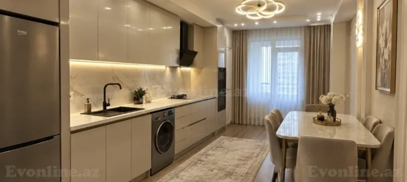 Kirayə verilir 3 otaqlı Mənzil Yeni tikili 120 m² Bakı, Xətai r., Ağ şəhər — Mənzil, Bakı (3)