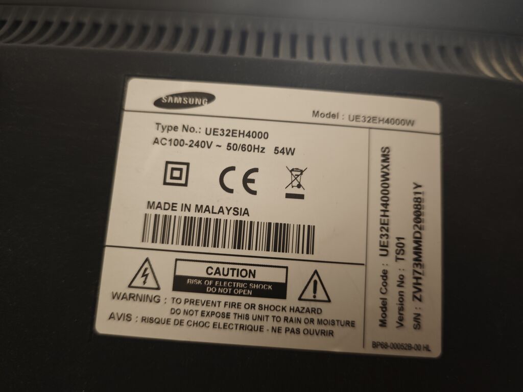 İşlənmiş Televizor Samsung LED ekran 32" HD (1366x768), Ünvandan götürmə — Televizorlar, Bakı (2)