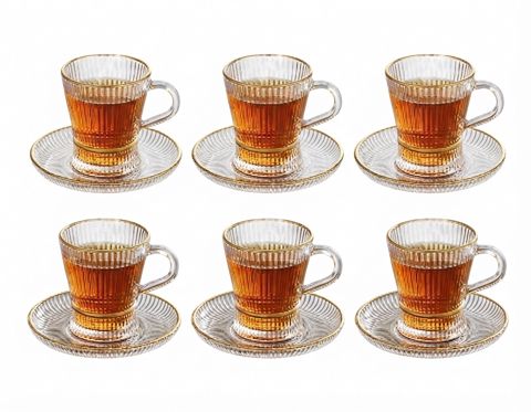 Çay dəsti, şüşə, 180 ml, 12 parça — Bakı