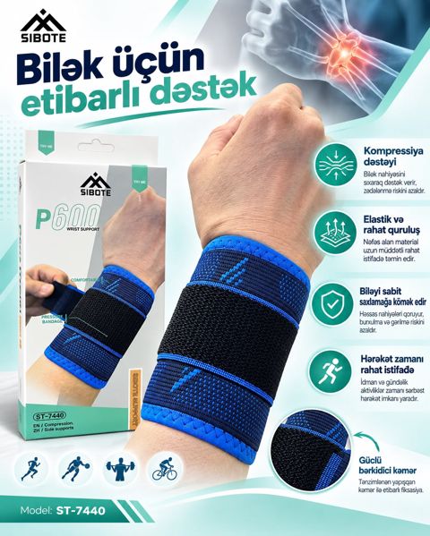 Bilək qoruyucusu universal tənzimlənən parça — Bakı