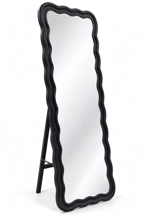 Döşəməüstü güzgü, qara, fıstıq ağacı, 50x195 sm — Bakı