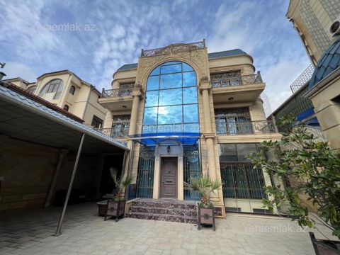 Kirayə 8 otaqlı Həyət evi / Villa, 1000 m², Nəsimi rayonu — Ev, bağ, kottec