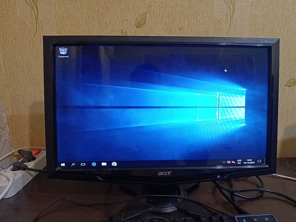Salam. i3 3240, gt 630, 12gb ram SSD tek sistem 100m monitornan + — Masaüstü kompüterlər, Digah (3)