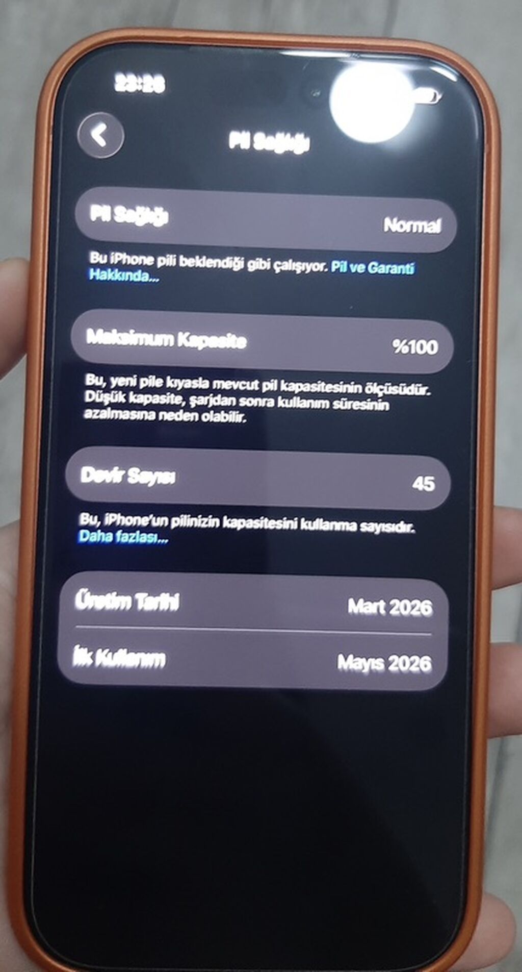 IPhone 17 Pro, 256 GB, Narıncı, Face ID — Apple iPhone, Bakı