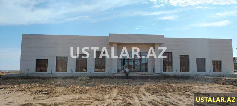 Fasad keramoqranit — Plitə işləri, Bakı (9)