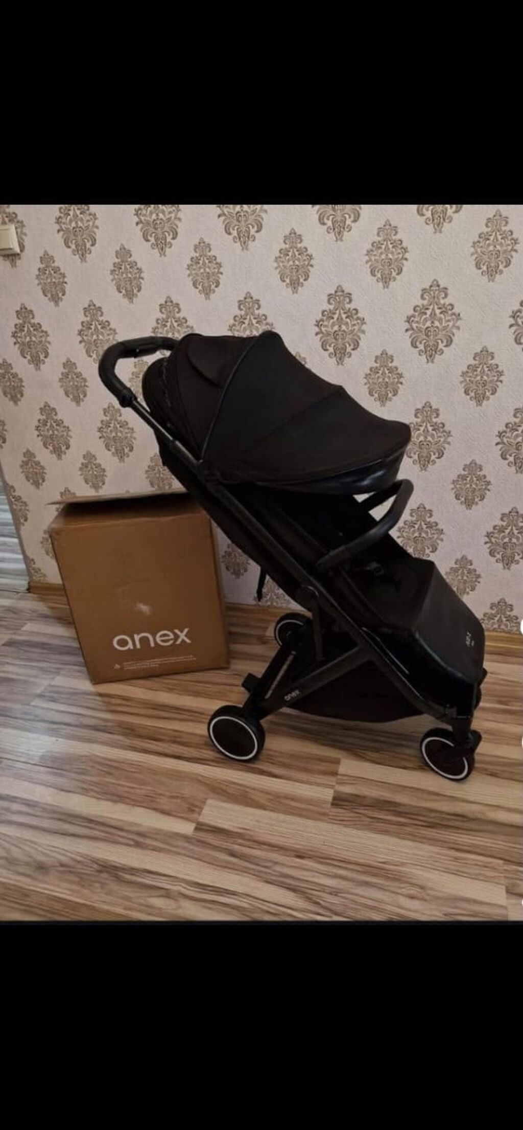 Anex Air X uşaq arabası – qara rəng - Yığcam, yüngül və şəhər üçün — Arabalalar, Bakı