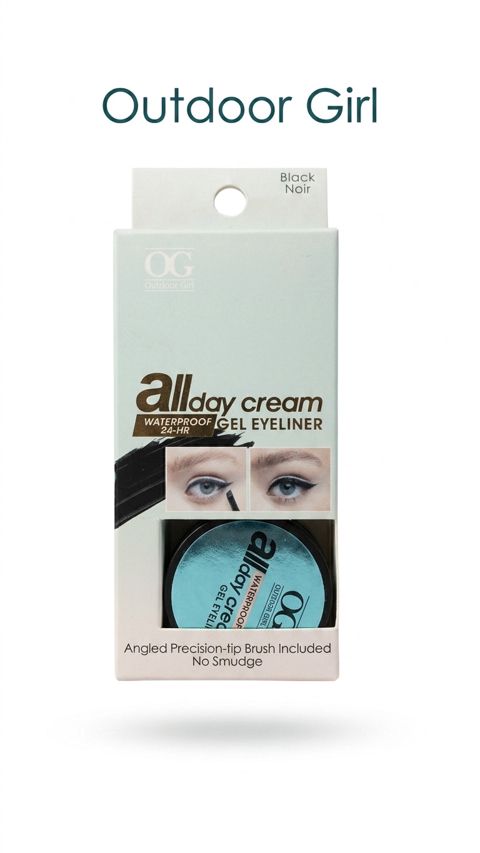 Göz layneri Outdoor Girl All Day Cream Black — Bakı