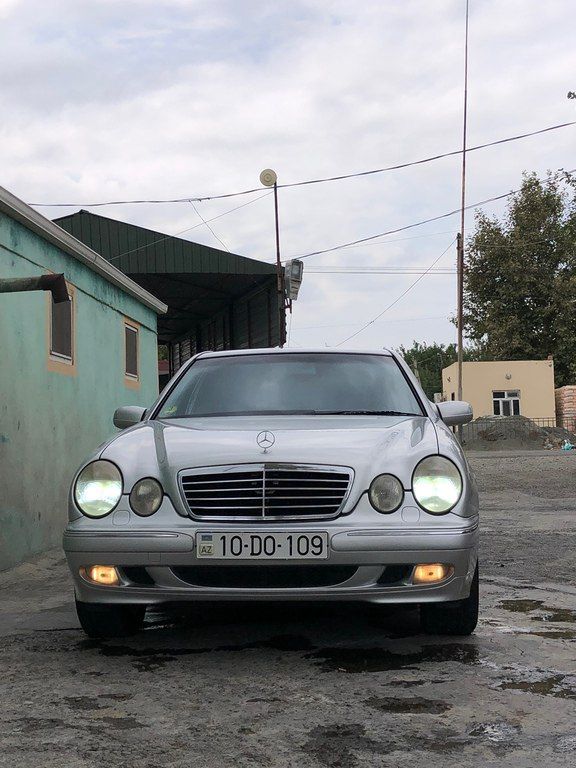 Mercedes E 220, 2.2 L, 2000 il, 354 786 km 10-DO-109 — Avtomobillər, Bərdə (4)