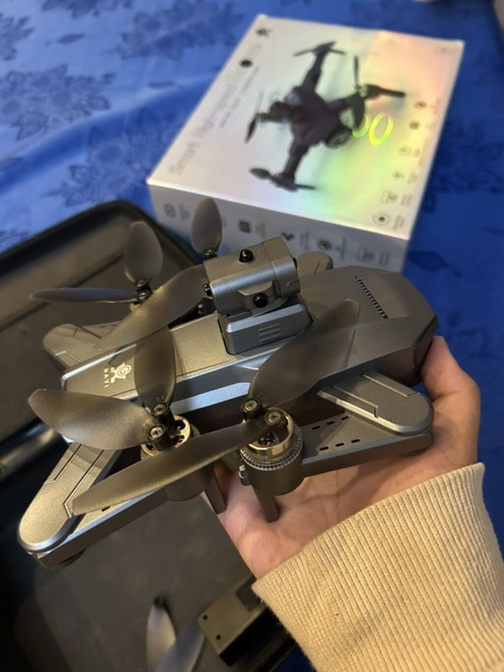 Smart High-speed Drone – iki kameralı, qatlanan, uzaqdan idarəetməli — Oyuncaq nəqliyyatı, Bakı (4)