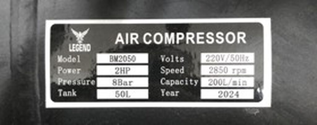 Elan başlığı: Səssiz hava kompressoru Legend BM2050 - EZ0000016 Elan — Pompa və kompressor, Bakı