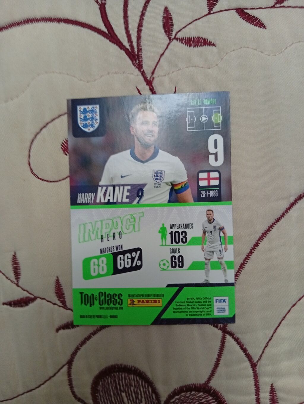 Panini Top Class “Impact Hero” kolleksiya kartı – “Kane” (TC 212) — Digər, Bakı (2)