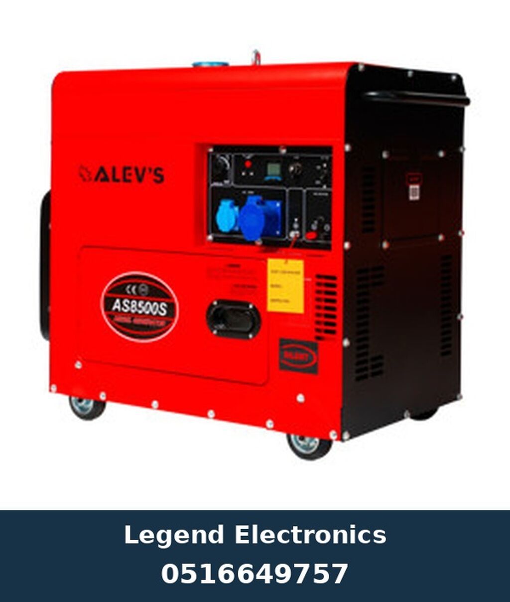 Elanın başlığı: Dizel generatoru Alevs AS8500S Elanın mətni: Alevs — Generatorlar, Bakı