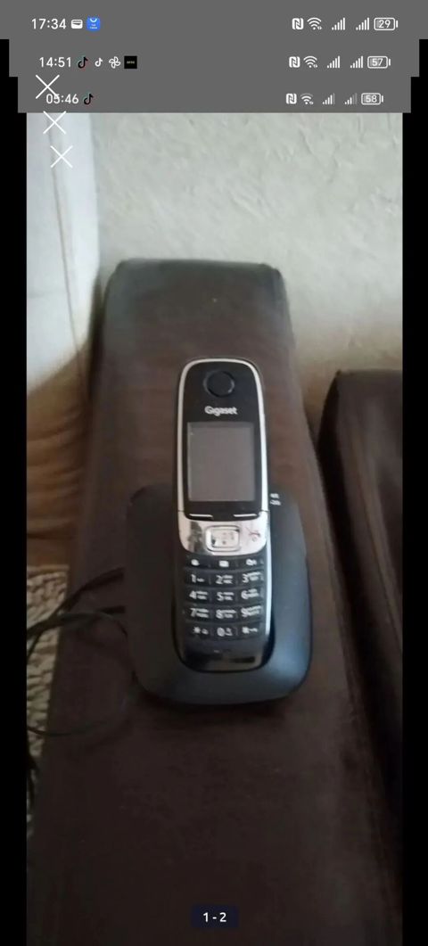 Gigaset simsiz ev/ofis telefonu - Marka/model: Gigaset (Dect simsiz) — Bakı