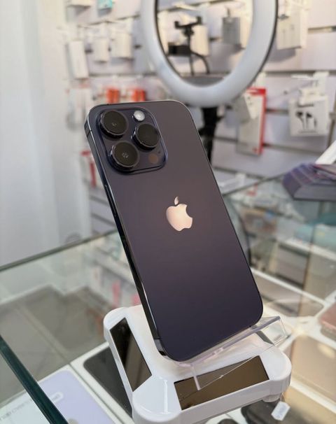 IPhone 14 Pro, 256 GB, Deep Purple, Zəmanət, Simsiz şarj, Face ID — Bakı
