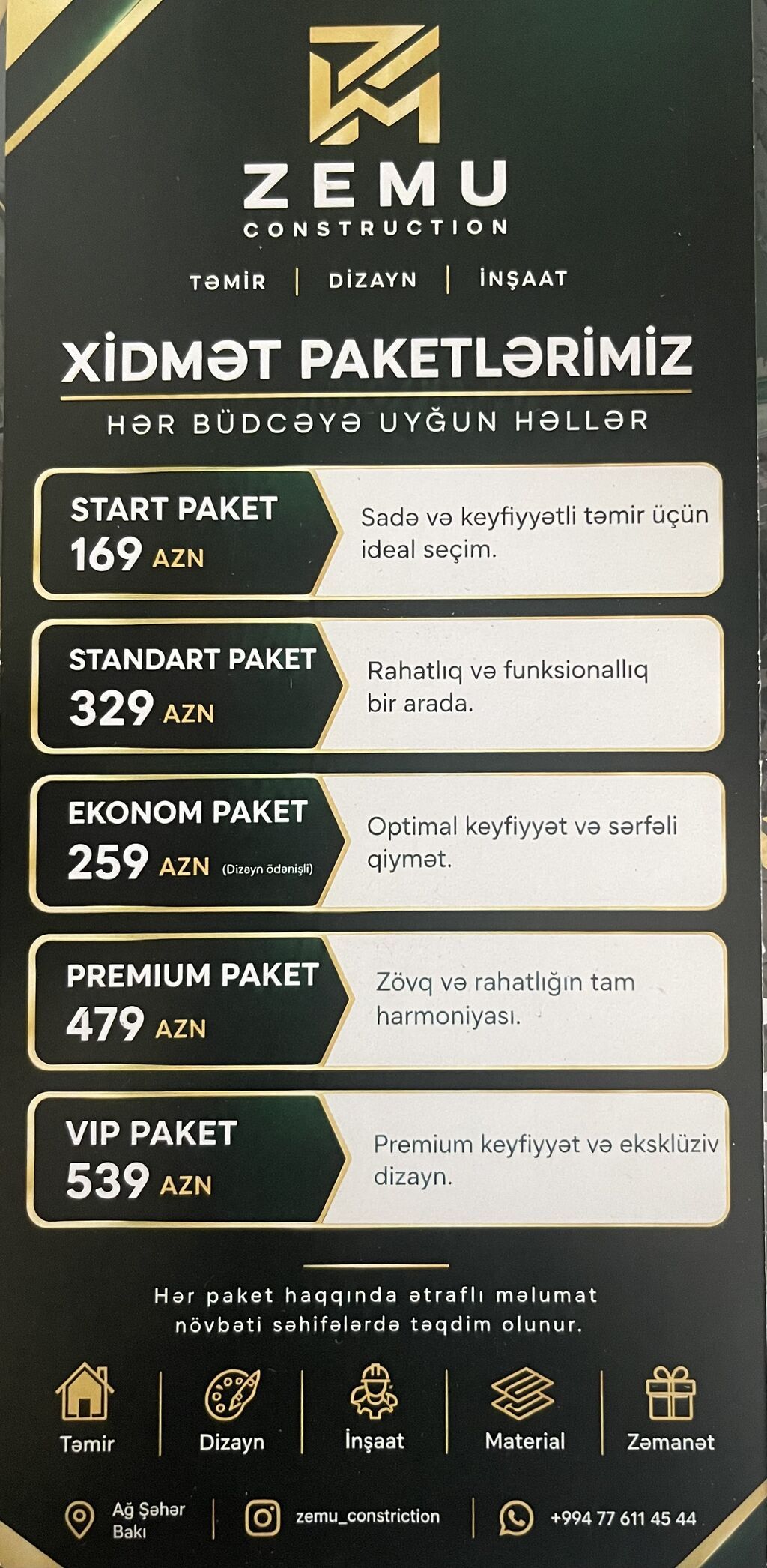 Peşakar komandamızla siz dəyərli müştərilərin xidmətindəyik. Ev — Təmir xidmətləri, Bakı (2)