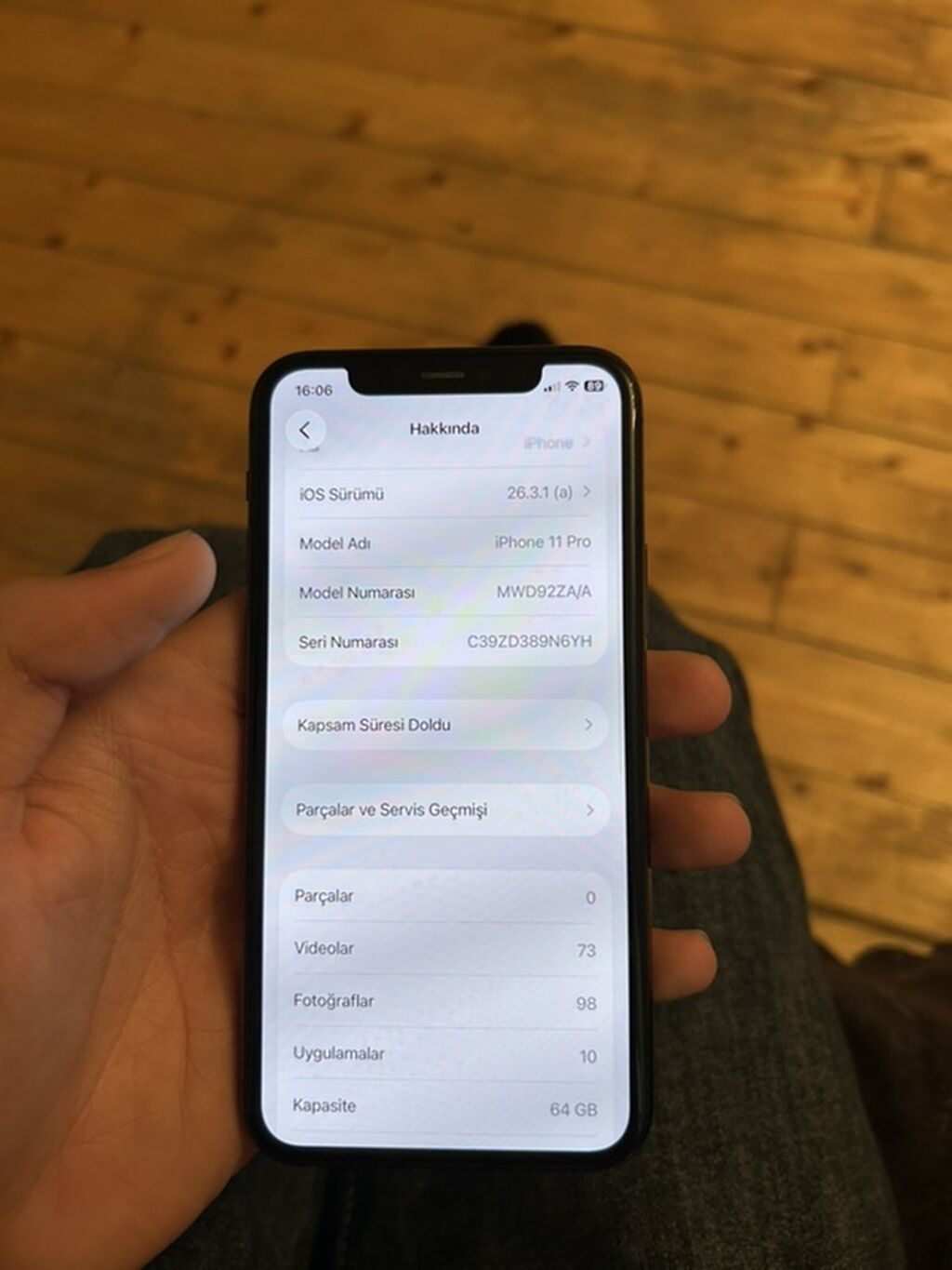 IPhone 11 Pro, Space Gray, Face ID — Apple iPhone, Gəncə (7)