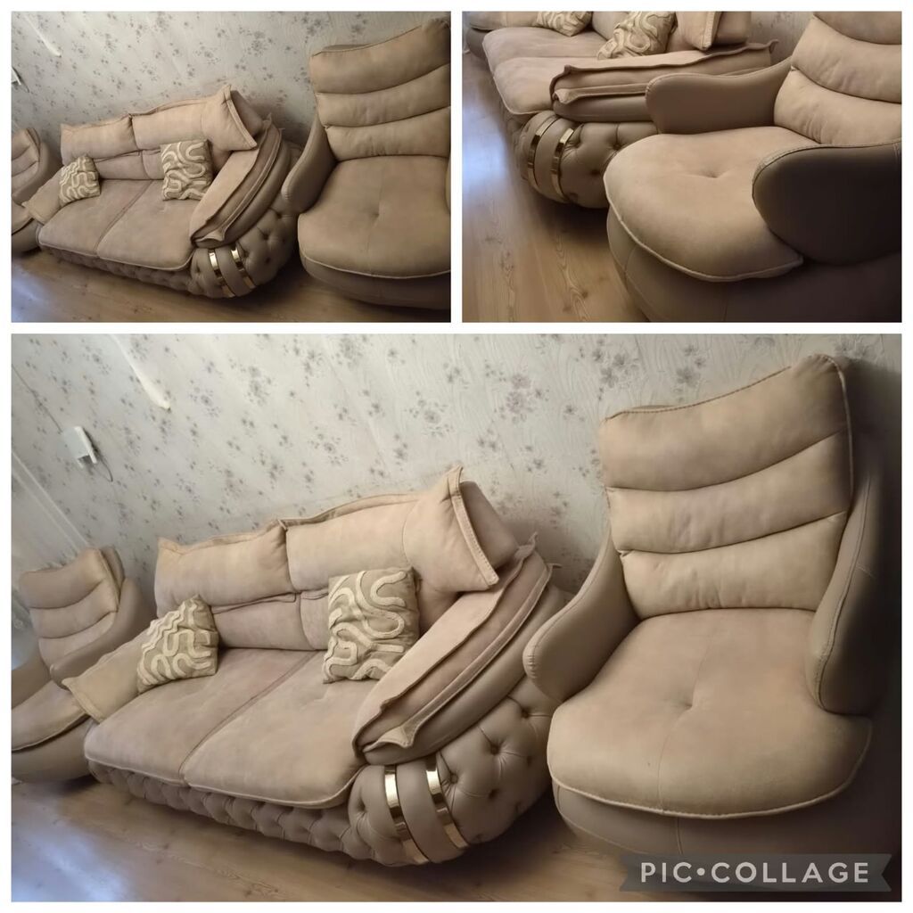 Divan+kreslo satılır *1350 azn*.Bahalı divandı özüm 2300 almışam.Divan — Mebel, Bakı