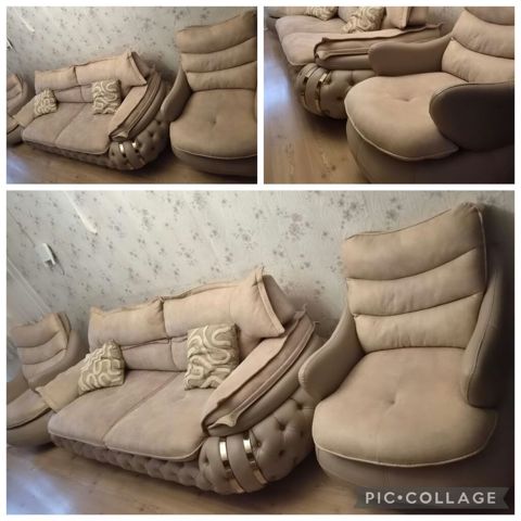Divan+kreslo satılır *1350 azn*.Bahalı divandı özüm 2300 almışam.Divan — Bakı