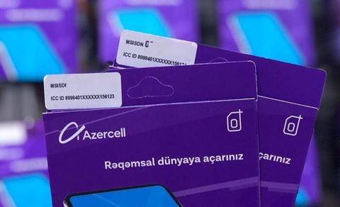 Azercell SIM kartı - Operator: Azercell - Tip: standart SIM/µSIM/nano — Gəncə