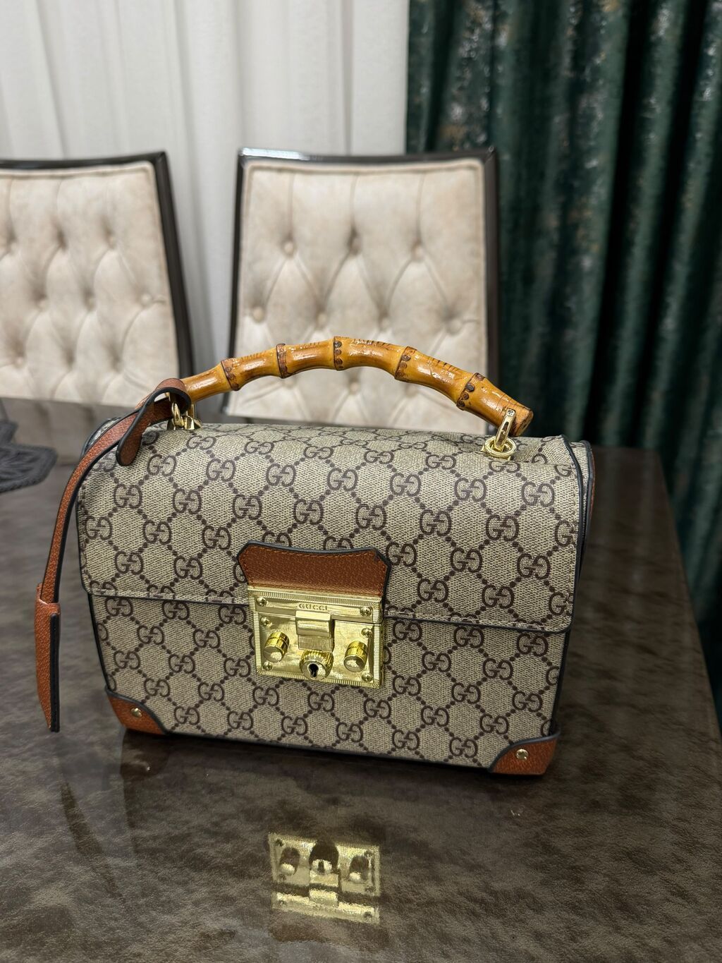 Gucci GG Supreme monoqramlı çiyin/əl çantası - Model: GG Supreme — Çantalar, çamadanlar, cüzdanlar, Xırdalan (2)