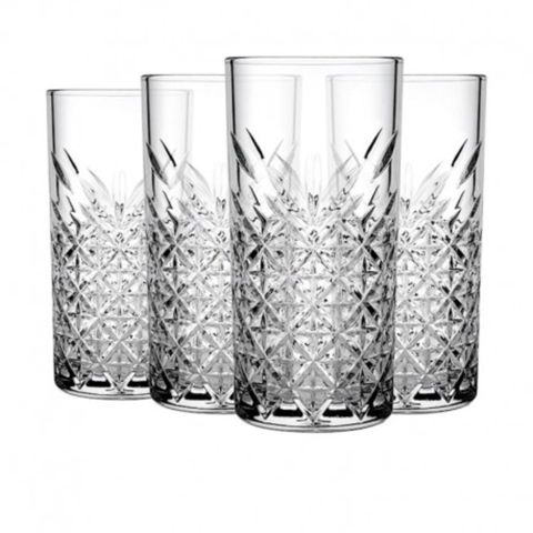 Stəkan dəsti No Brand Timeless 52800, şüşə, 450 ml, 4 əd — Bakı