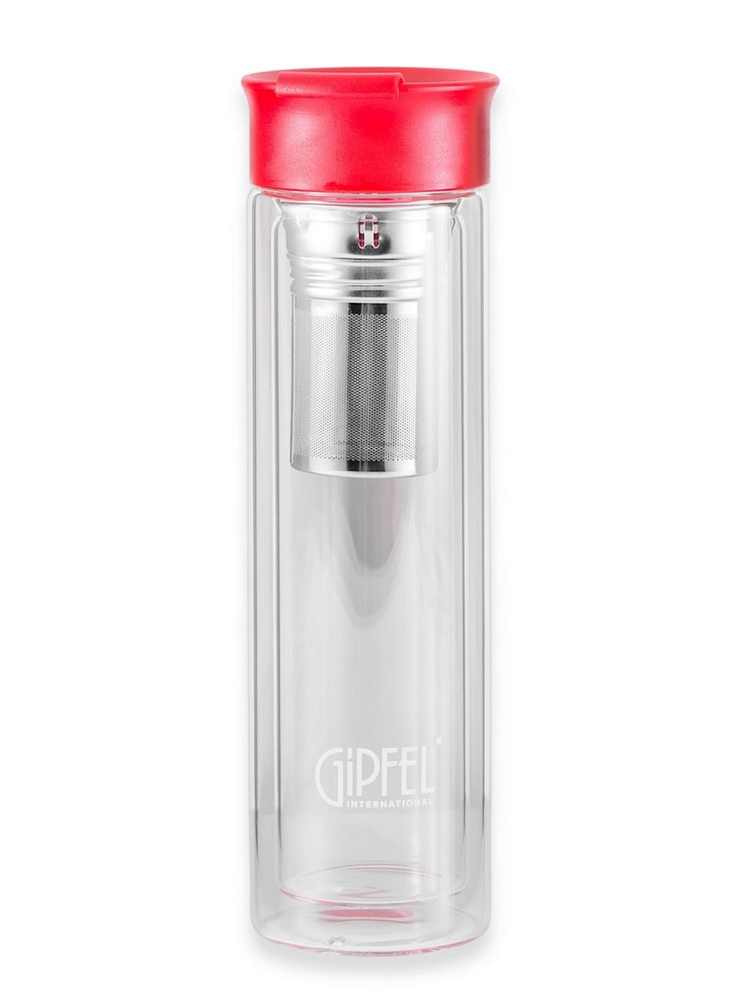Filtrli su qabı Gipfel Martino 8344, qırmızı, borosilikat şüşə/paslanmayan polad/plastik, 350 ml — Mallar, Bakı