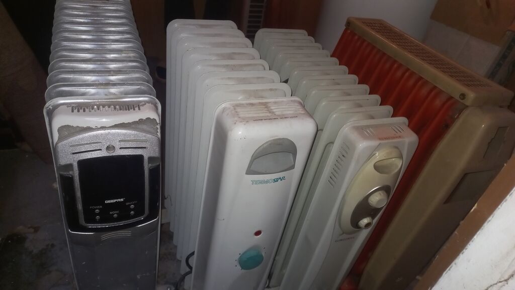 Məhsul: Elektrikli yağ radiatorları 4 ədəd,işlək vəziyyətdə hər biri — Isıtıcılar və isı ventilatorları, Bakı (2)
