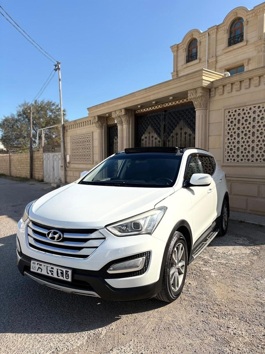 Hyundai Santa Fe – ağ bezdetal panaramik dam 4 ceken 7 yer. Ful — Avtomobillər, Qobustan (2)