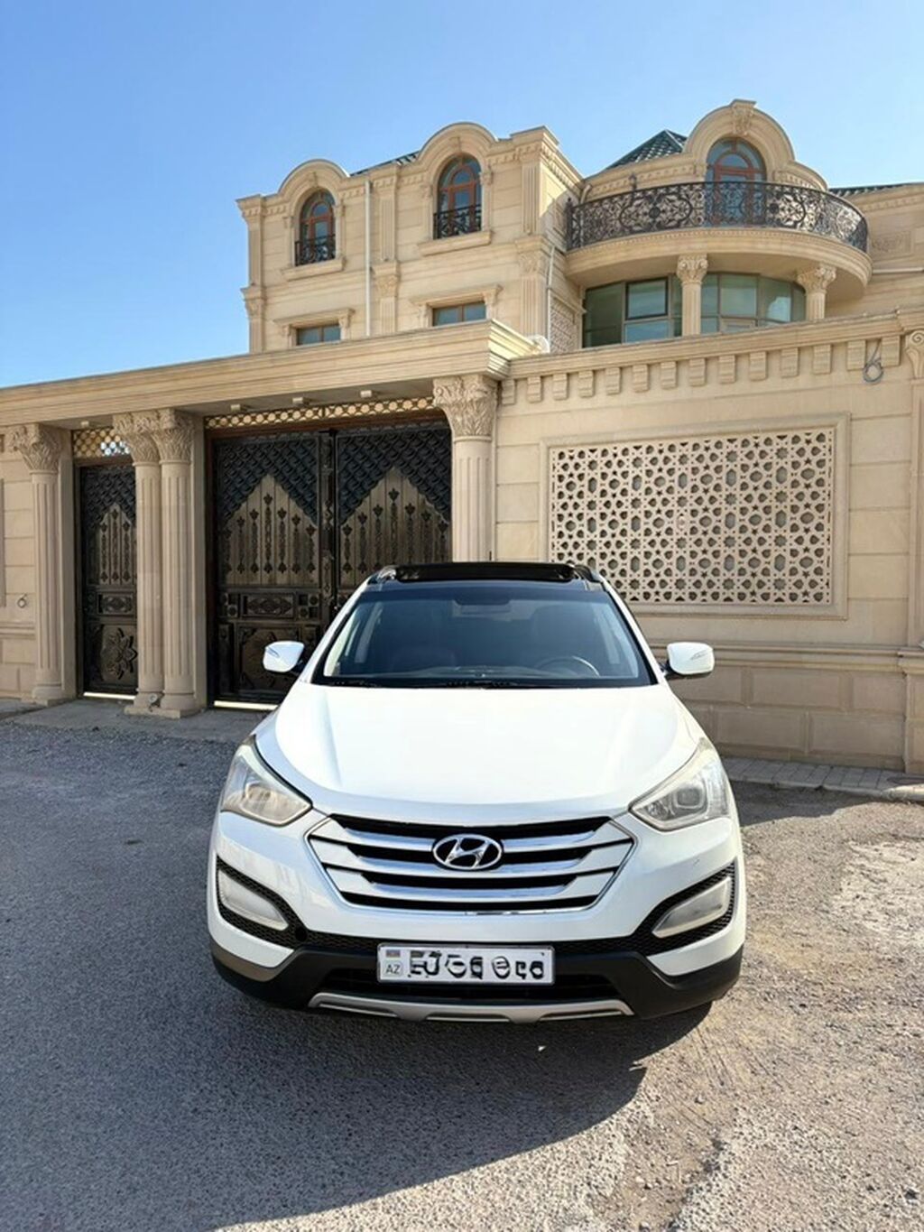 Hyundai Santa Fe – ağ bezdetal panaramik dam 4 ceken 7 yer. Ful — Avtomobillər, Qobustan (3)