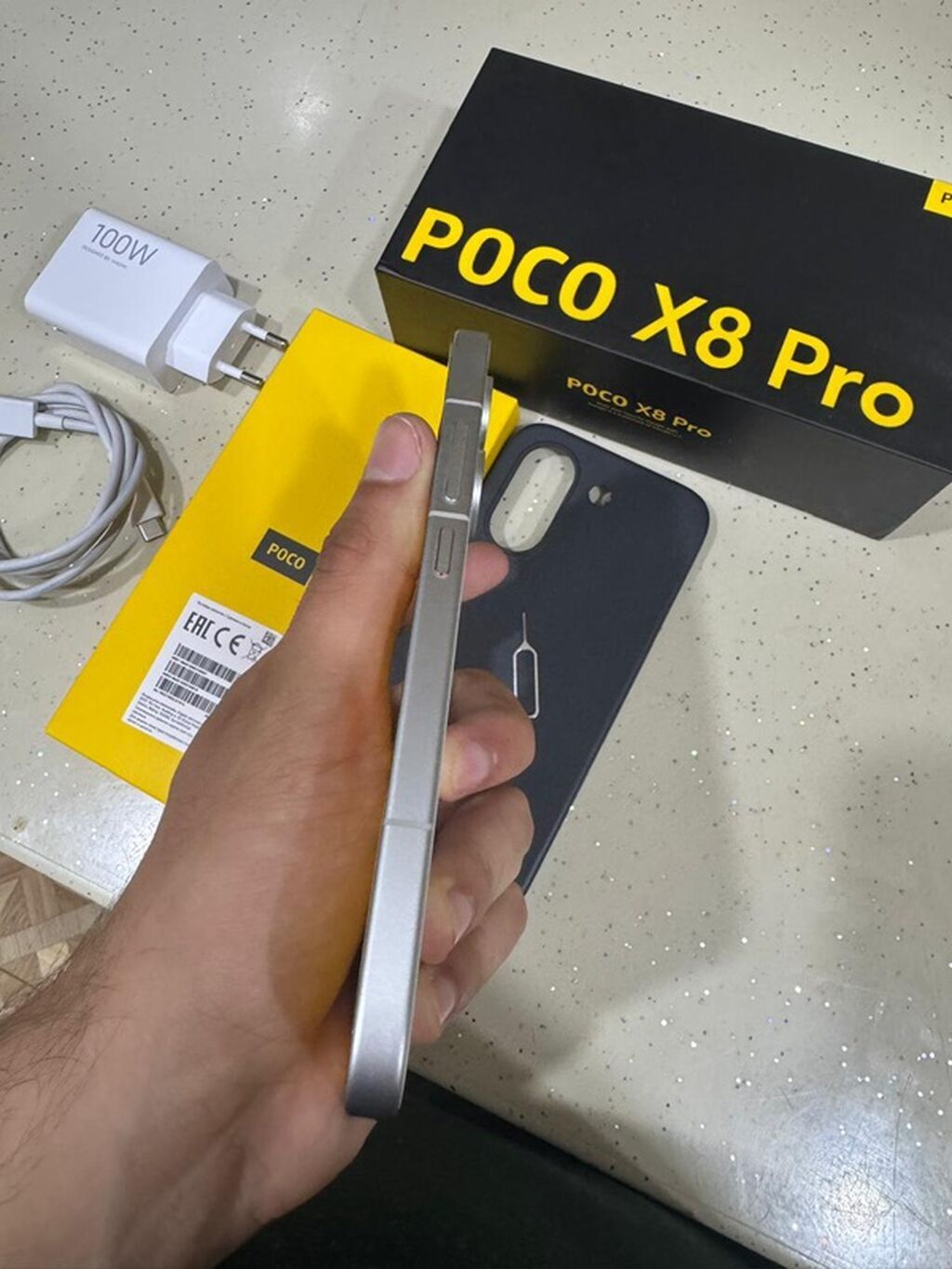 Poco X8 Pro, 512 GB, rəng - Ağ, Barmaq izi — Xiaomi, Bakı (7)