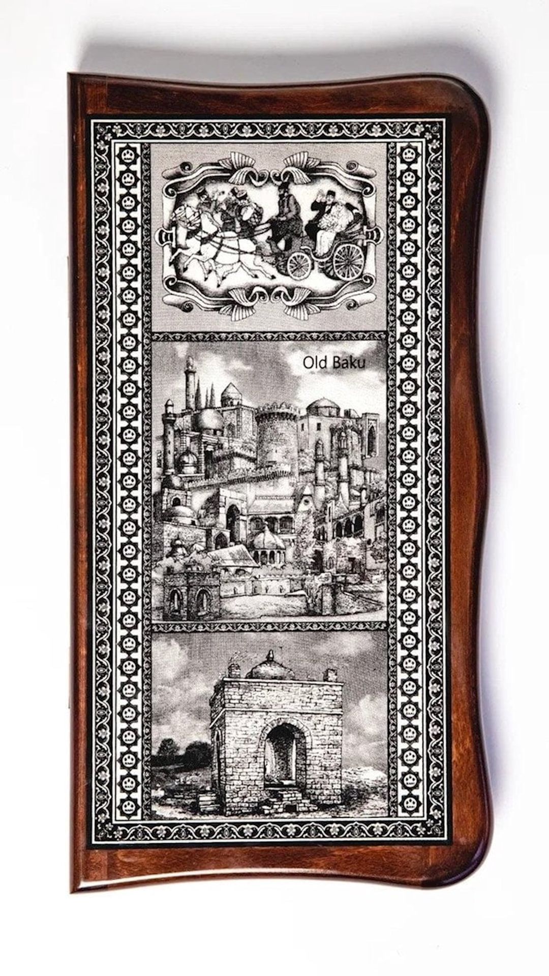 Nərd Az Nərd 68 Old Baku, taxta, qəhvəyi, 26х45 sm — Mallar, Bakı