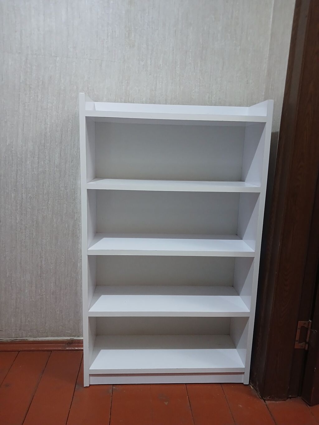 Ağ rəngli çoxməqsədli rəf sistemi - Material: laminat/taxta əsaslı — Rəflər, Bakı (2)
