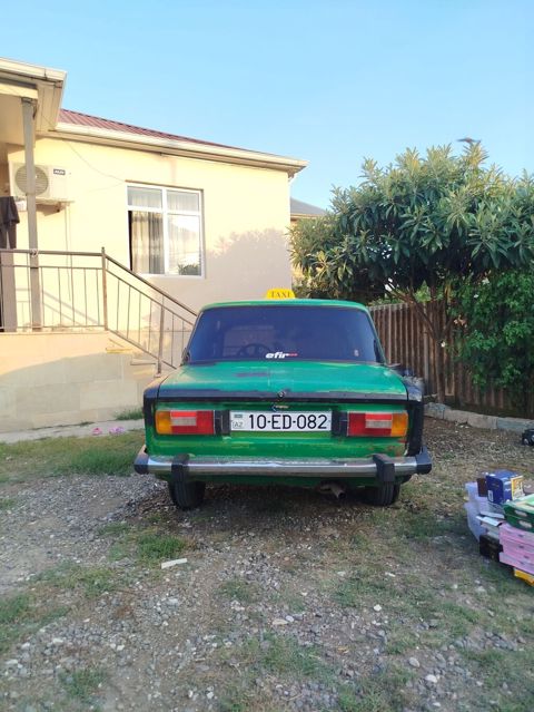 VAZ 2106 sedan - Kuzov: 4 qapılı sedan, yaşıl rəng üzərində qara — Ağcabədi