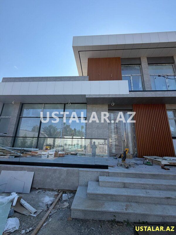 Fasad keramoqranit — Plitə işləri, Bakı (3)