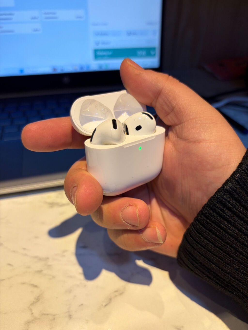 Yeni Simsiz (Bluetooth) Qulaqcıqlar, Apple, rəng - Ağ — Qulaqcıqlar, Bakı (2)
