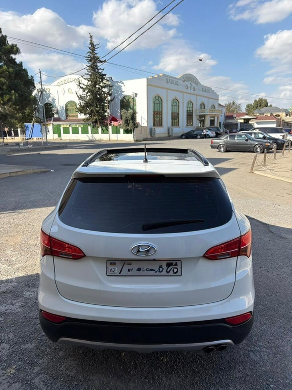 Hyundai Santa Fe – ağ bezdetal panaramik dam 4 ceken 7 yer. Ful — Avtomobillər, Qobustan (9)