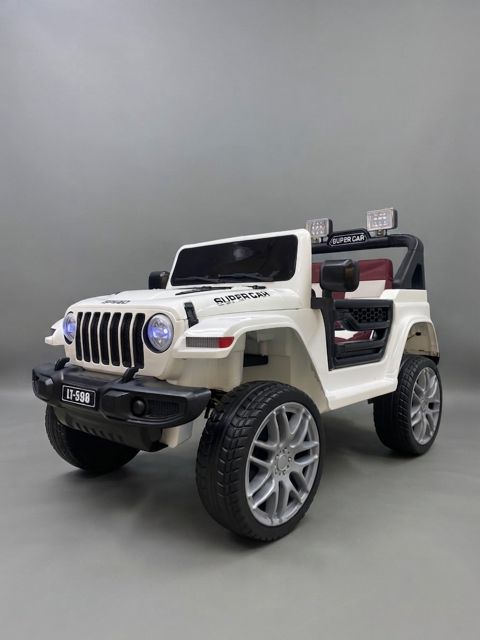 Uşaq elektrikli avtomobili N-LT598, ağ — Bakı