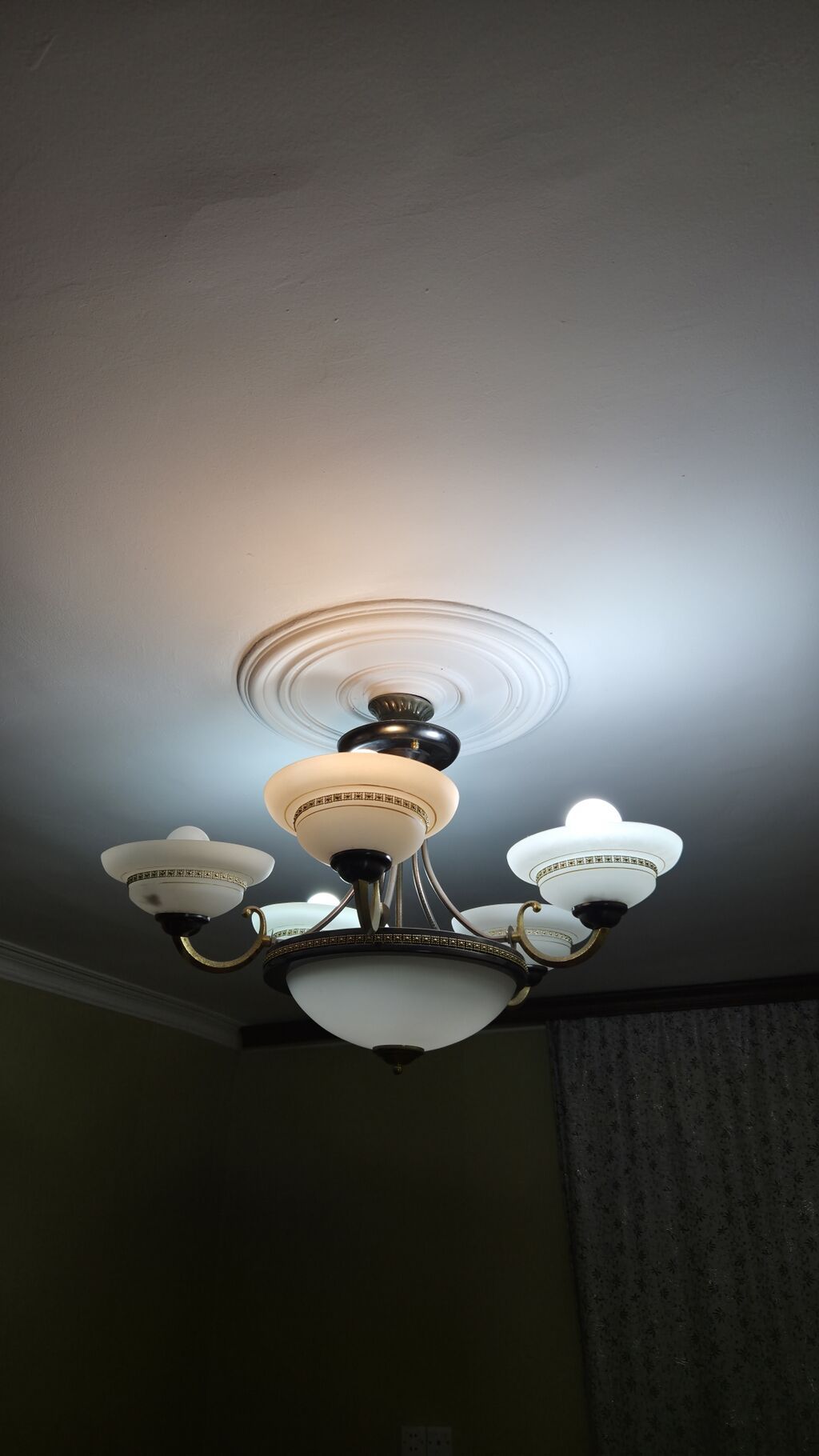Çılçıraq, 6 lampa, Şüşə — Tavan is?qlar? v? cilc?raqlar, Digah (4)